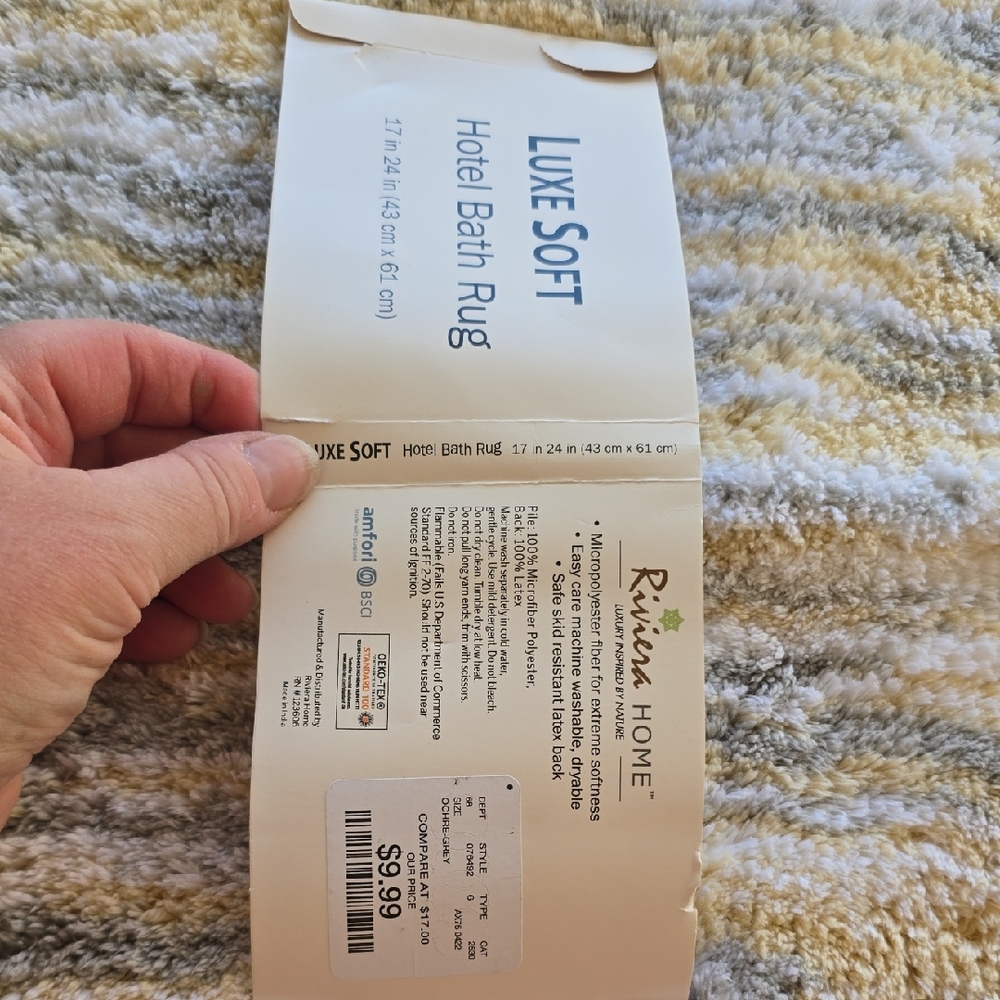 Luxe Soft Hotel Bath Rug